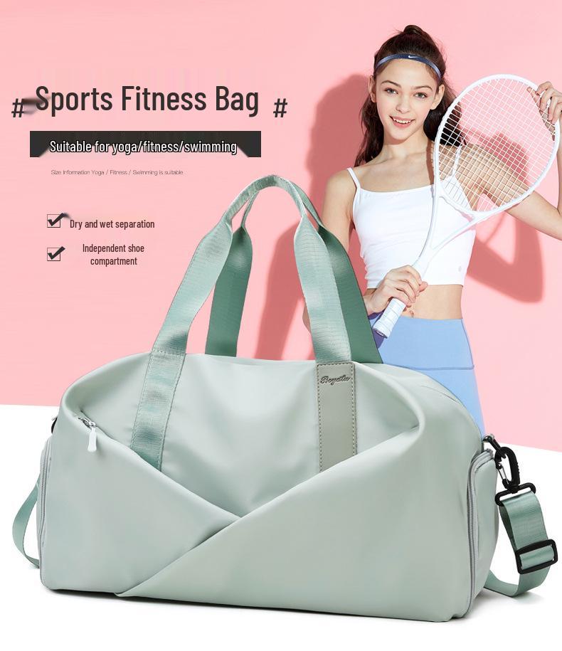 2023 Multifunctional Yoga Sports Bag: Large Capacity, Dry/Wet Separation, Handheld & Crossbody Options