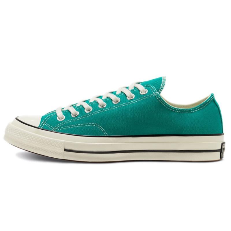Converse Chuck 70 70 Ox Malachite Comfortable and Versatile Low-top Canvas Shoes Unisex Water Green