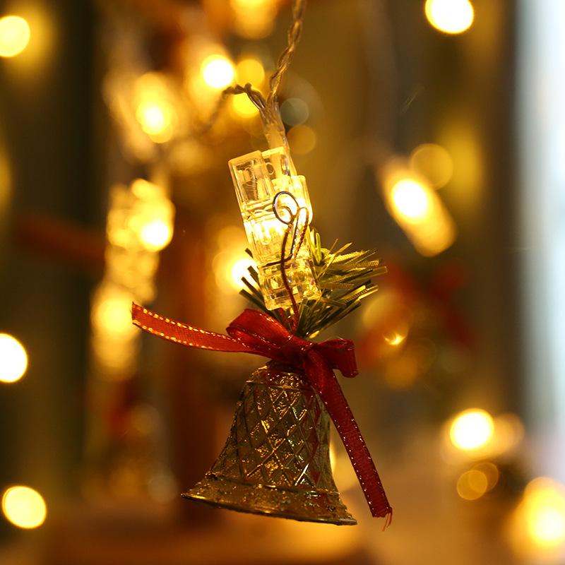 LED Photo Clip String Lights for Room & Party Decoration - Battery-Powered, Colorful