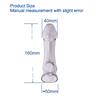Men Delayed Ejaculation Male Dildos Condom Silicone Reusable Penis Extension Cock Sleeve Sex toys for men