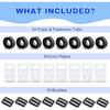 24PCS Pool Solar Cover Reel Attachment Straps Kit for In Ground Swimming Pool Solar Blanket Cover Reels Straps Solar Blanket Straps Including 8 Nylon