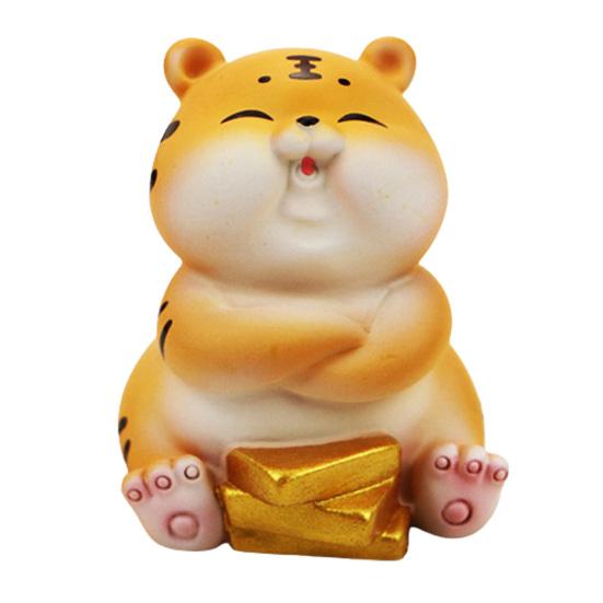 Ausgezeichnete Tigerstatue, lichtbeständiges Kunstharz, dekorativ