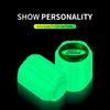 New 4PCS Luminous Car Tire Valve Cap Fluorescent Night Glowing Decor For Ford Mondeo MK1 MK2 MK3 MK4 MK5
