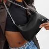 COACH Juliet Cow Leather Handbag Medium Women's Black CW640-LHBLK
