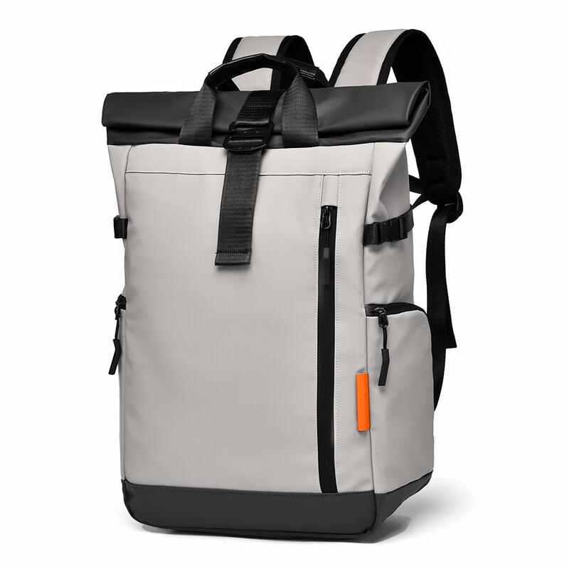 Men's Fashion Roll-Top Backpack