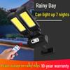 New Solar-Powered COB LED Street Light with Motion Sensor and Remote Control for Outdoor Courtyard Lighting