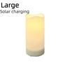 Waterproof Solar Candle Lights Decorative Weather Resistant Outdoor Candle Lights Warm Illumination Automatic Lighting