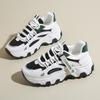 Women's Trainers New Chunky Sneakers Women Breathable Mesh Casual Shoes Sneakers Tennis Female Platform Lace Up Vulcanized Shoes