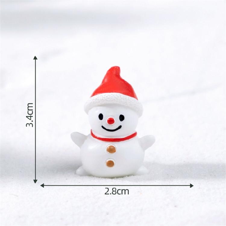 Obrutbar Julkristallkula Prydnad Jultomte Snögubbe Harts Hantverk Kreativ Design För Hem Kontor Dekoration