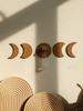 Plant Propagation Station Wall Hanging Moon Phase Home Decorations Propagation Vases for Plants Wooden Stand Hydroponics Plants