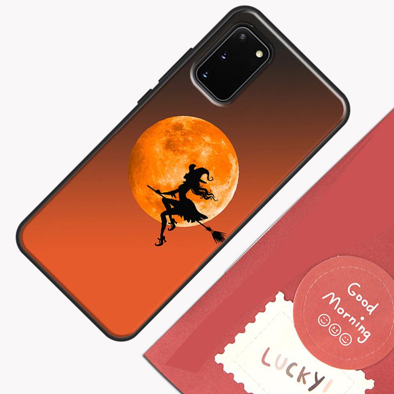 Mondhexe Horror Handyhülle Für Samsung Galaxy S25 S26 Ultra S20 S21 S22 S23 S24 Plus S9 S10 S25 FE Abdeckung Schale