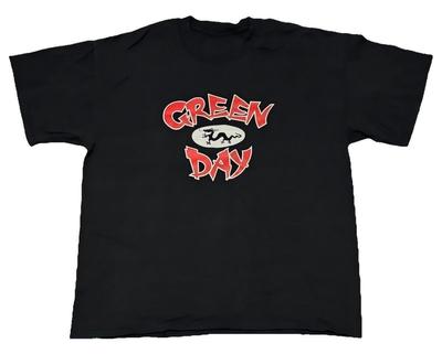 Green Day Dragon Logo Vintage T-Shirt