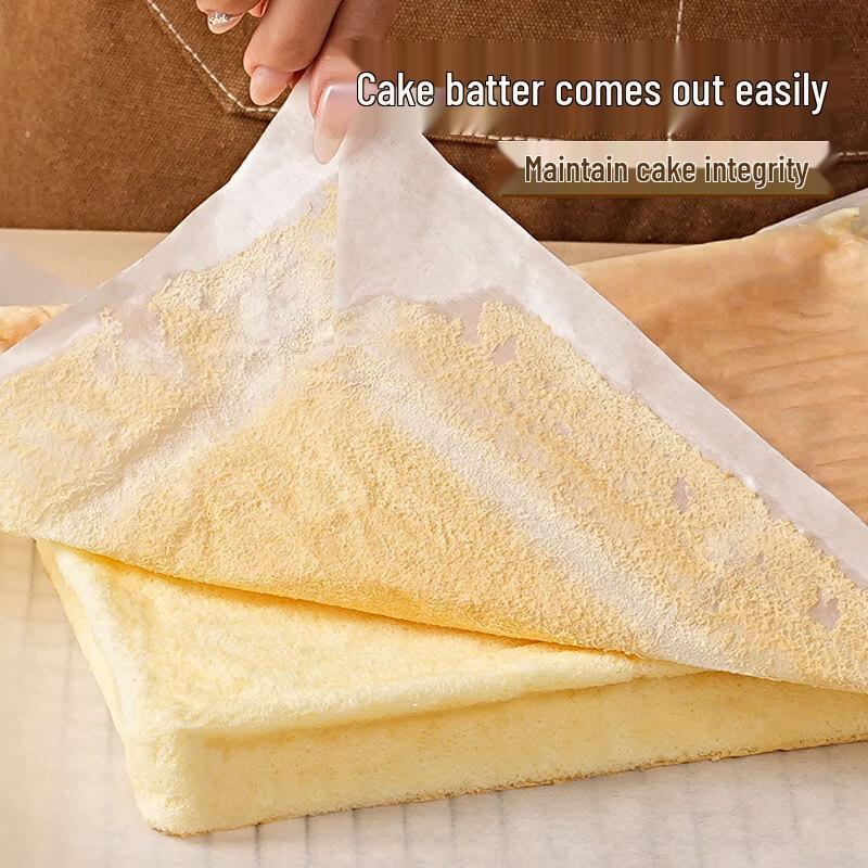 9-inch Rectangular Baking Paper Liners for Cake Rolls