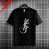 Unisex  Unisexs Casual Attire For Geckothemed Streetwear Outfits Pure Cotton Short Sleeve Round Neck Fashion Tshirt