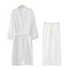 Accappatoio Yukata in Garza di Cotone a 3 Strati, Motivo delle Quattro Stagioni Giapponesi: Indumenti Morbidi e Assorbenti per Casa e Salone