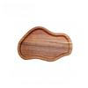 Heat Resistant Japanese Acacia Wood Tray, Creative Peanut Shaped Wooden Plate, Decorative Serving Platter for Home Use