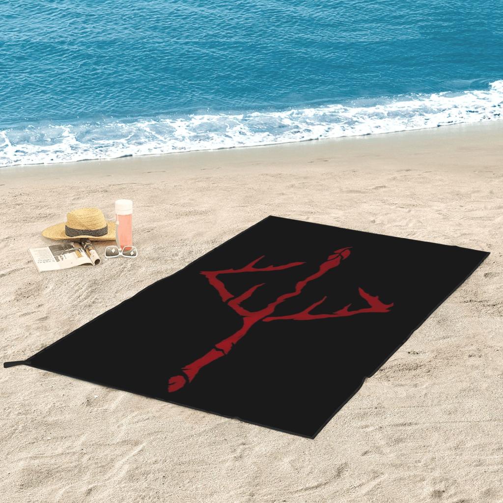 Bloodborne hunter's mark Beach Towel Soft Microfiber Quick Dry Absorbent Quick Towels For Pool