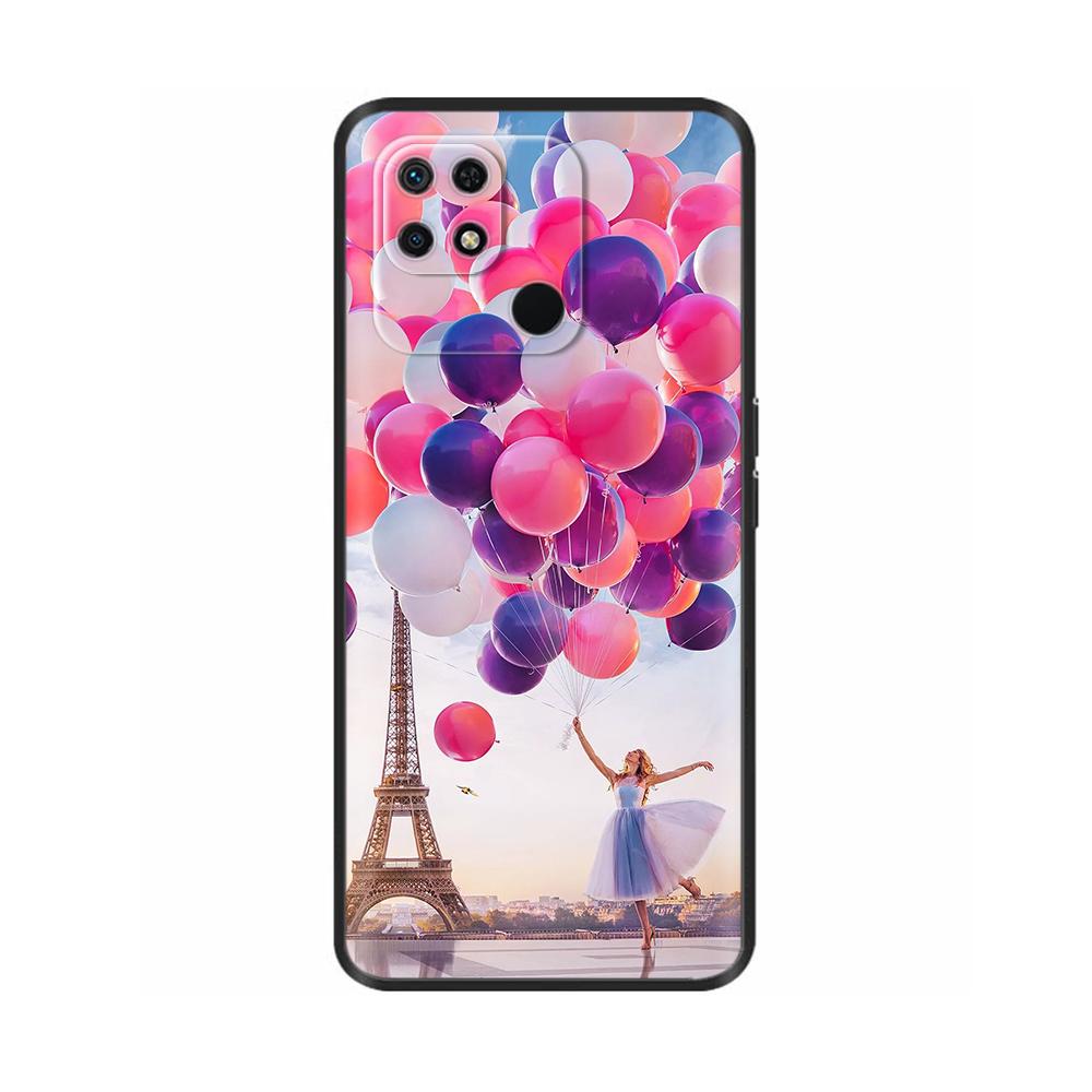 Cover For Xiaomi Redmi 10C Case For Redmi 10C Capas Phone Case Soft Black Silicone Bumper Back Case For Redmi 10C Fundas 6.71"