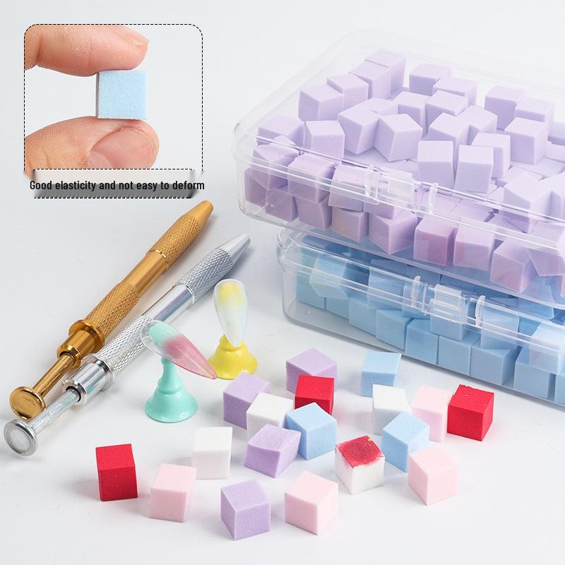 Nail Art Mini Tofu Sponge Gradient Blending Tool