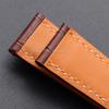 Crocodile Pattern Leather Watch Band 18mm 19mm 20mm 21mm 22mm Durable Calfskin Strap Stitching Waterproof Wristband for Omega