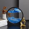 Deluxe 3D Quicksand Hourglass: Elegant Desktop Decor & Gift for All