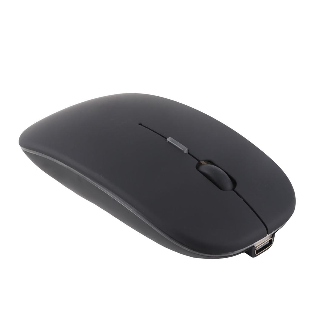 2.4Ghz Wireless Mouse Rechargeable Light Ergonomic Mice 1600DPI No Noise with Smart Optical