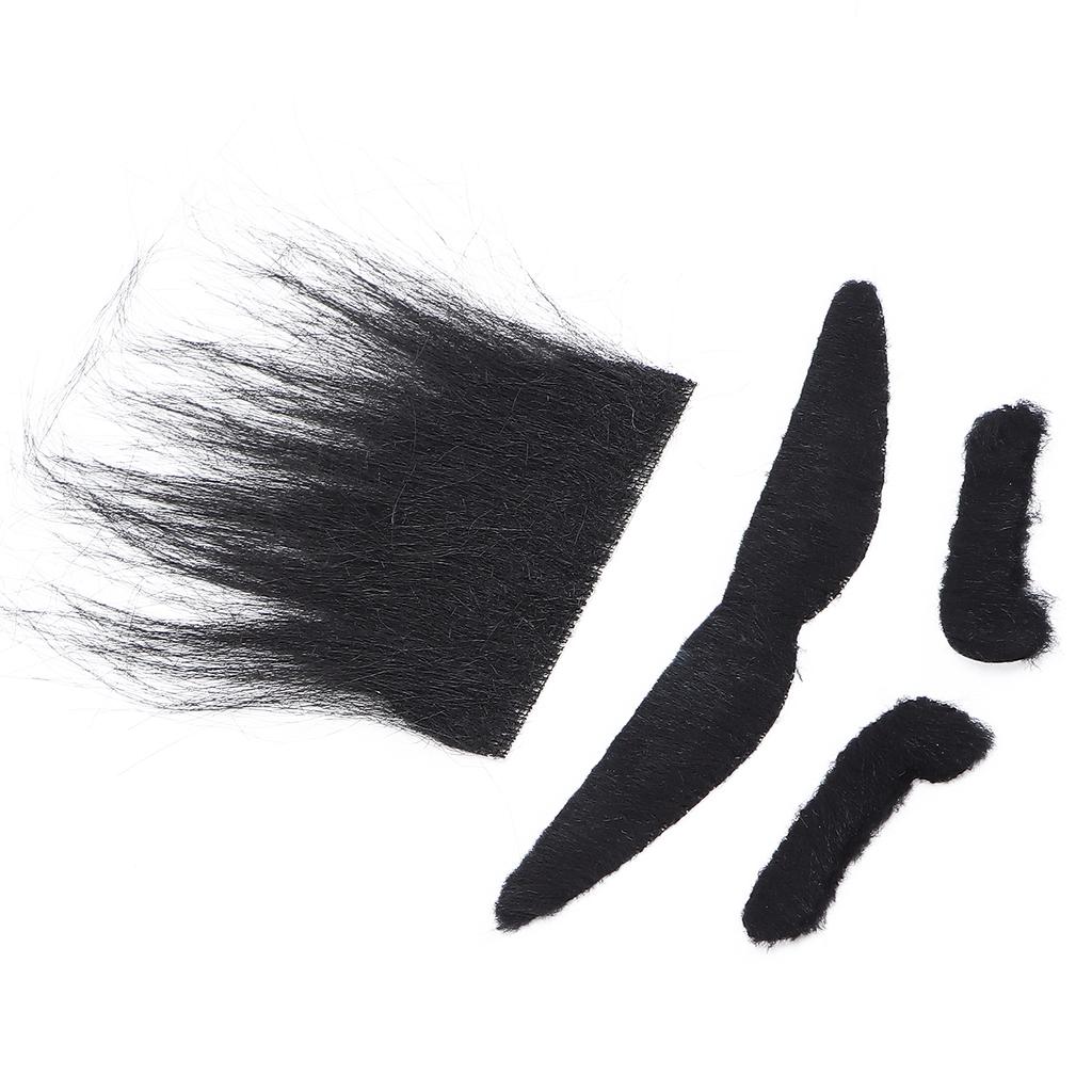 Halloween Beard Mustache Eyebrow Costume Party Decoration Beard Facial Hair Mustache Prop