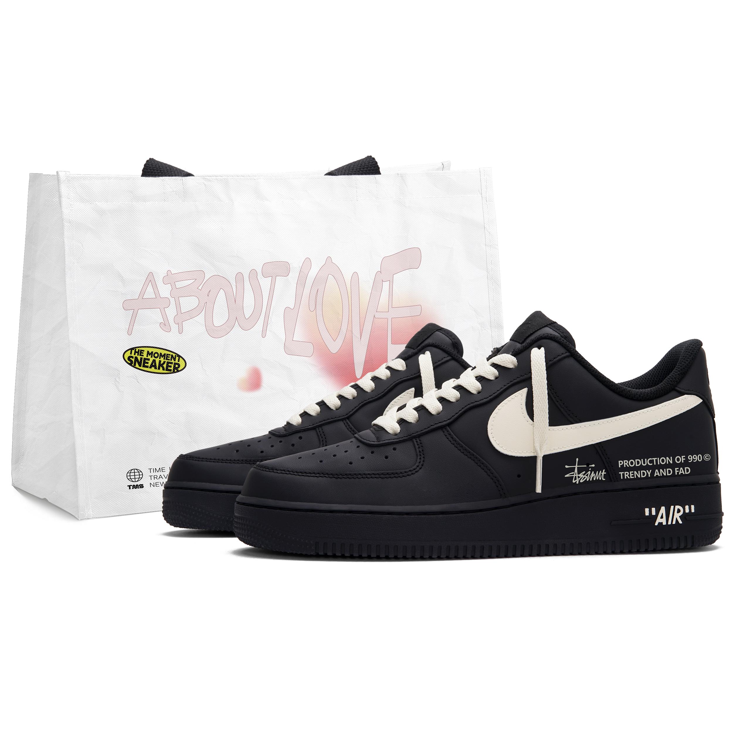 

Nike Air Force 1 Pixel Storm Low top Skateboard Shoes Women s Black White DD8959-001(Team645-) 40