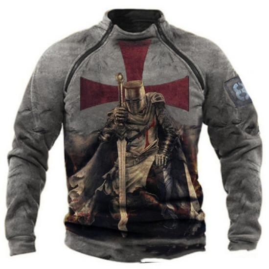 

Повседневная толстовка с длинными рукавами и принтом, осень/зима, новая мужская мода, пуловер с 3D цифровым принтом, топ с круглым вырезом, мужской топ 2XL серый