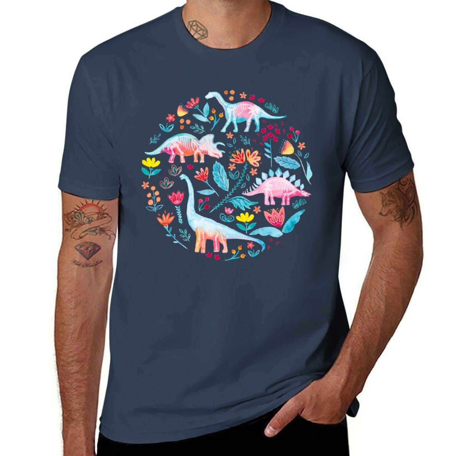 

Dinosaur Delight TShirt Ultra Soft Breathable Tee Top S