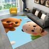 27 Style New Bubu Dudu Love Cartoon Bear Carpet Rug for Living Room Bedroom Home Sofa Decoration,kids Play Non-slip Floor Mat
