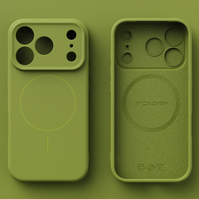 For iPhone 17 Pro Max Case Magnetic For Magsafe Liquid Silicone Soft Cover Coque For iPhone 16 15 14 13 Pro Max 17E 16E