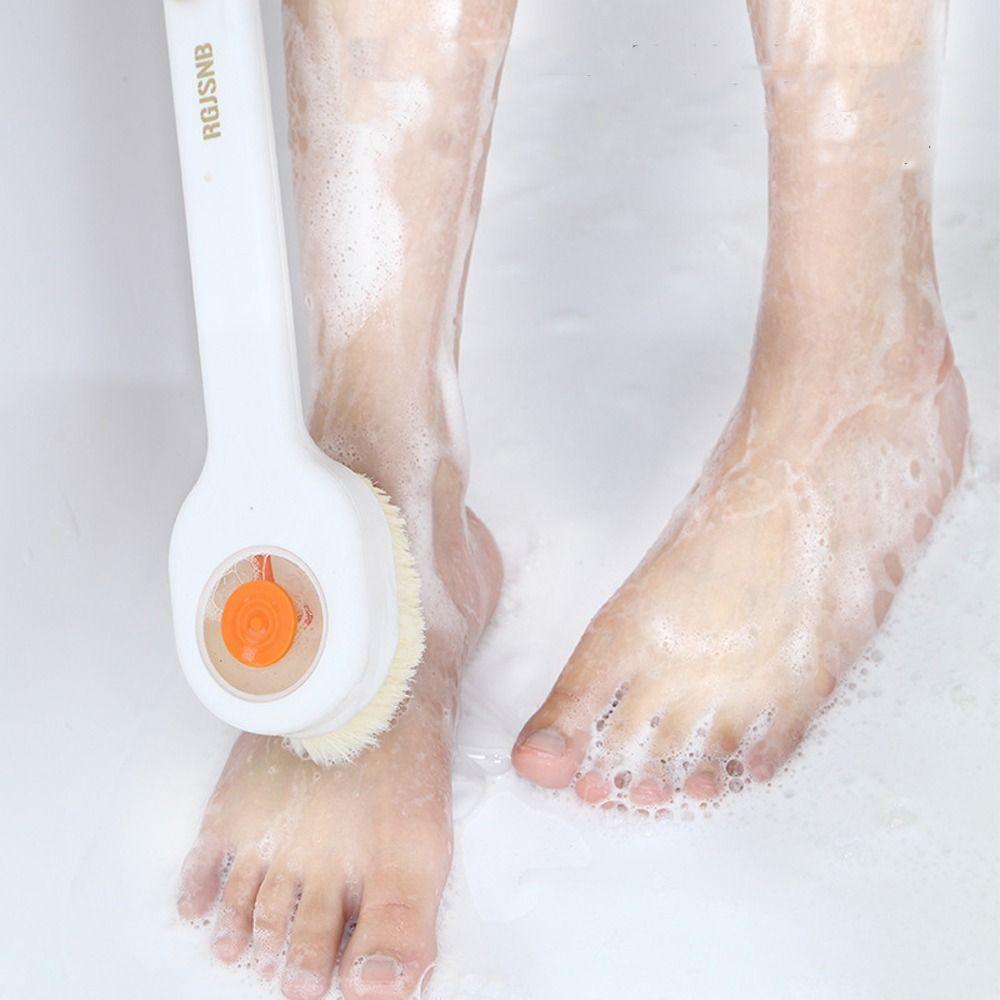 Comfortable Bath Brush Long Handle Back Brush Creative Massage Brush For Bathroom Home
