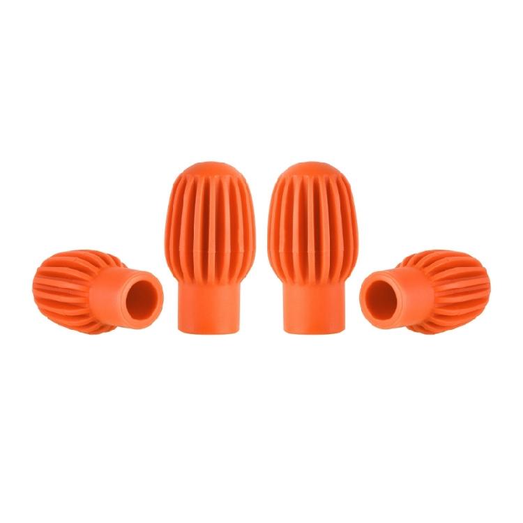 2x Drumstick Practice Tips Silicone Drum Mute Replacement Drum Stick Sleeve Caps