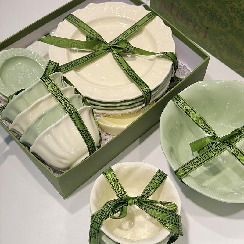 Panlu Underglaze Floral Ceramic Dinnerware Set