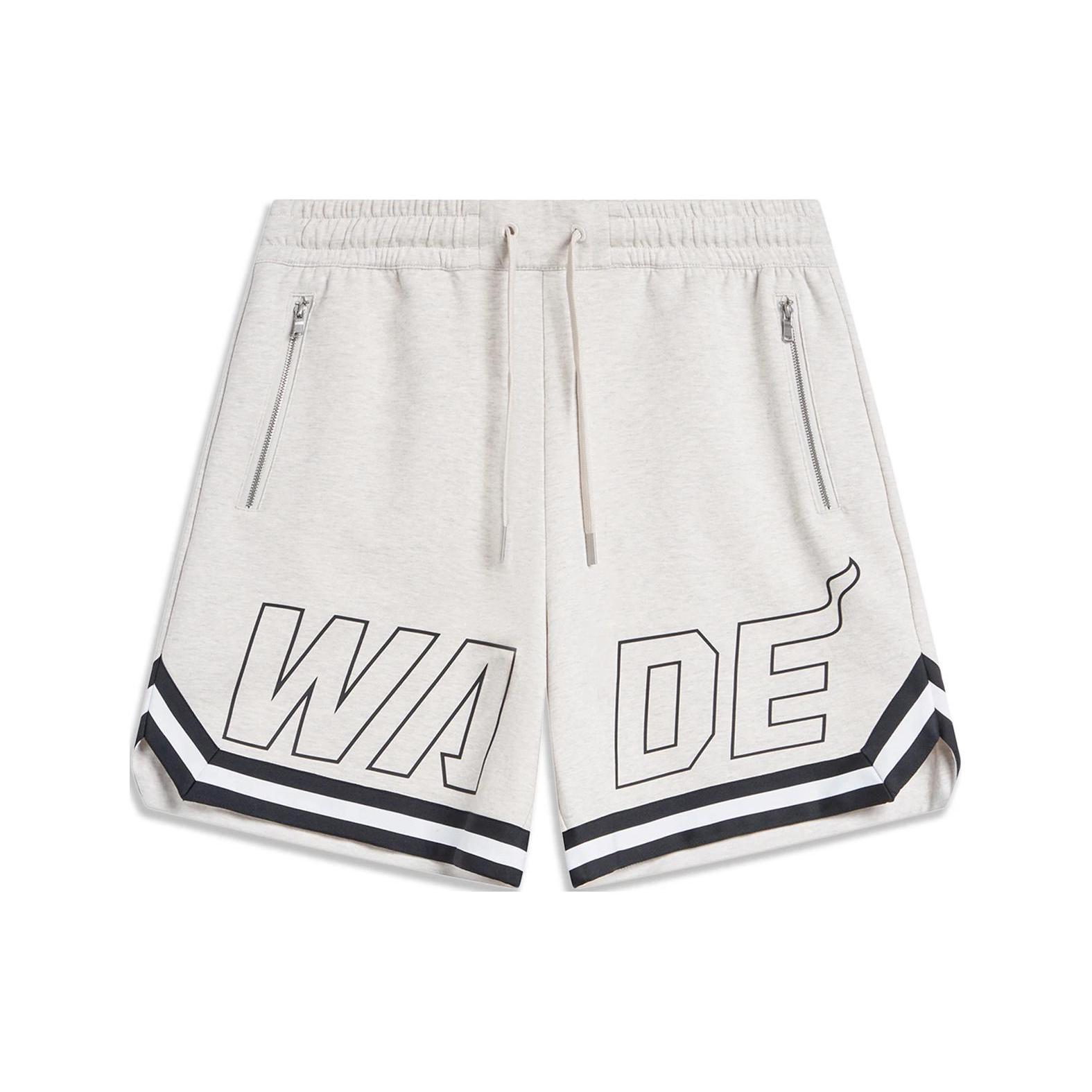 Li Ning Casual Shorts Men s Heather Gray Tile Gray AKSU341-5 S