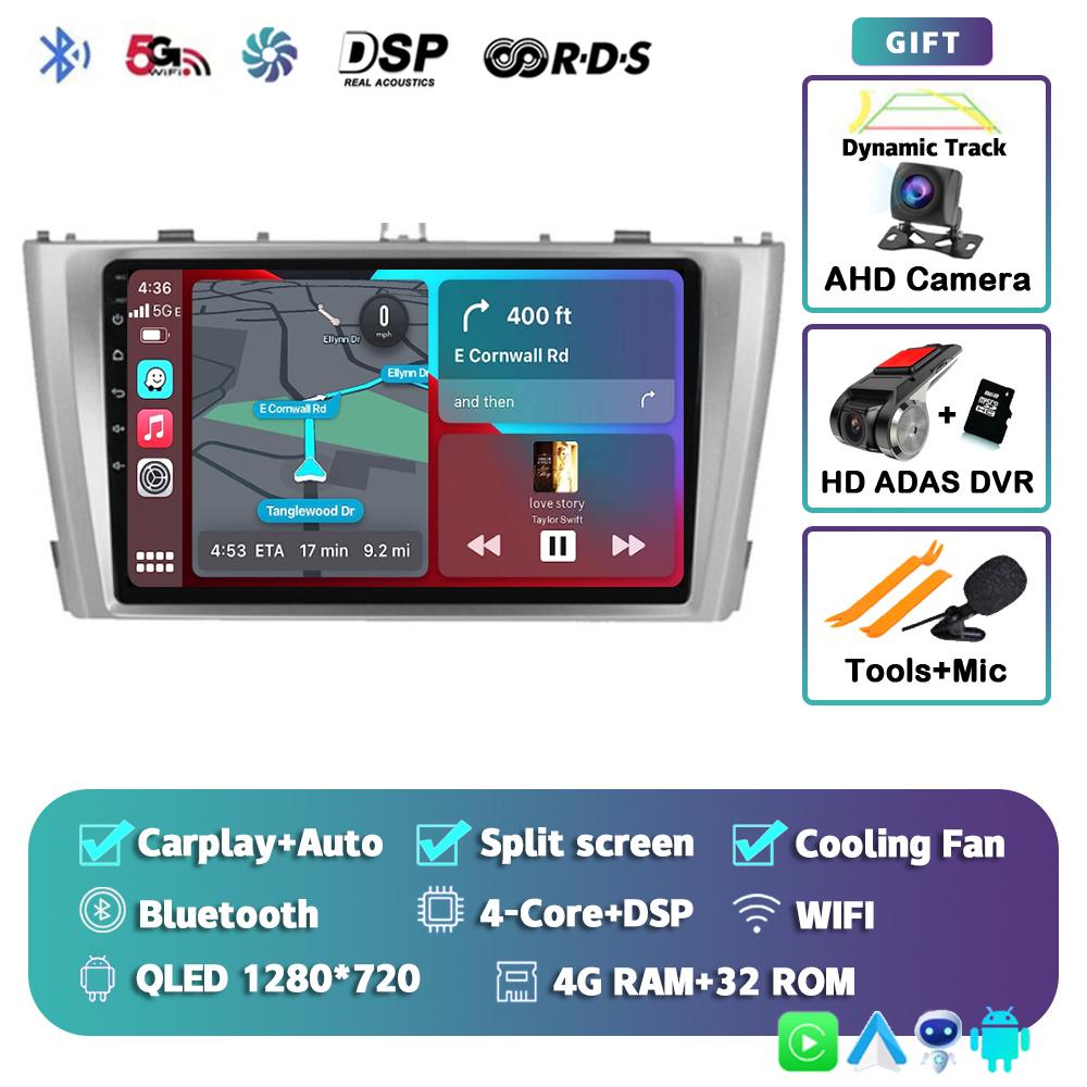 Android 14 Carplay Auto Radio Auto Pentru Toyota Avensis T27 2009 2010 2011 2012-2015 Navigație GPS Player Multimedia DSP Stereo 4G