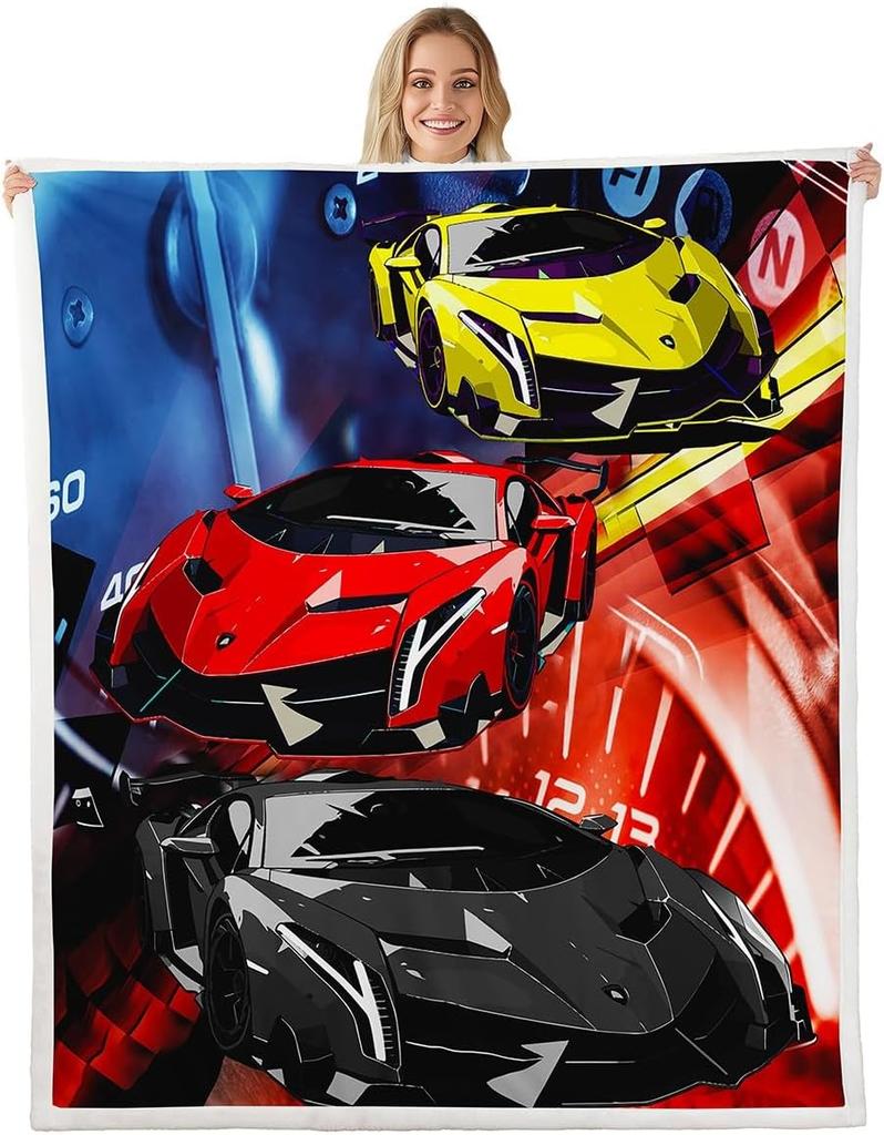 Cute Sloth Blanket Soft Fleece Throw Tropical Jungle Design Animal Lover Gift Home Decor Relaxing Theme