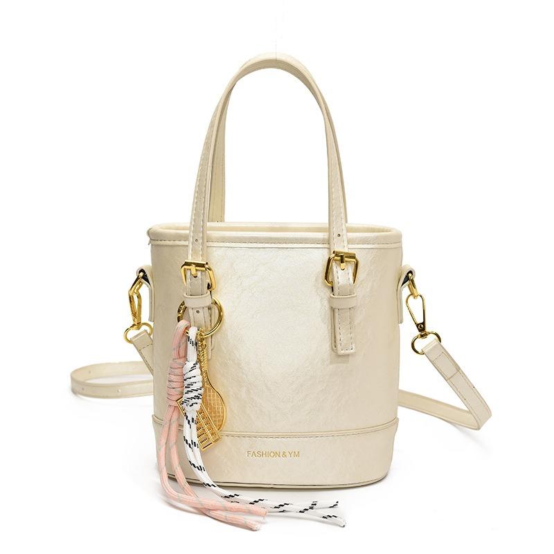 Neuer Eimerbeutel Damen einfach lässige Handtasche Mode Schulter Umhängetasche