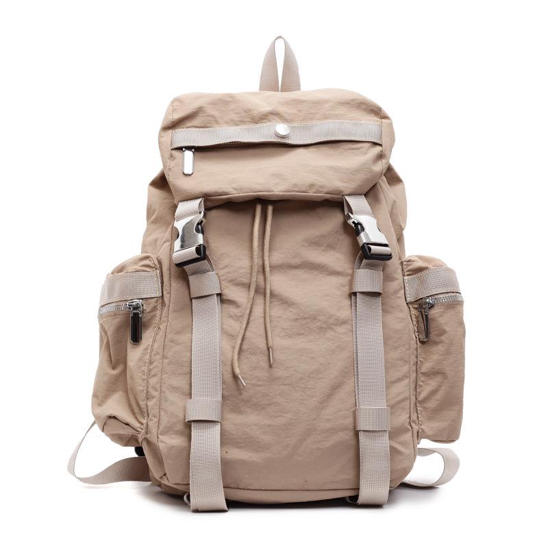 

Women s Nylon Waterproof Yoga Backpack - Lightweight, Large Capacity, Fashionable Schoolbag хакі