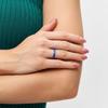 3mm Thin Stackable Ceramic Ring Women Black White Pink Green Purple Plain Wedding Band Promise Pinky Ring Hypoallergenic Jewelry