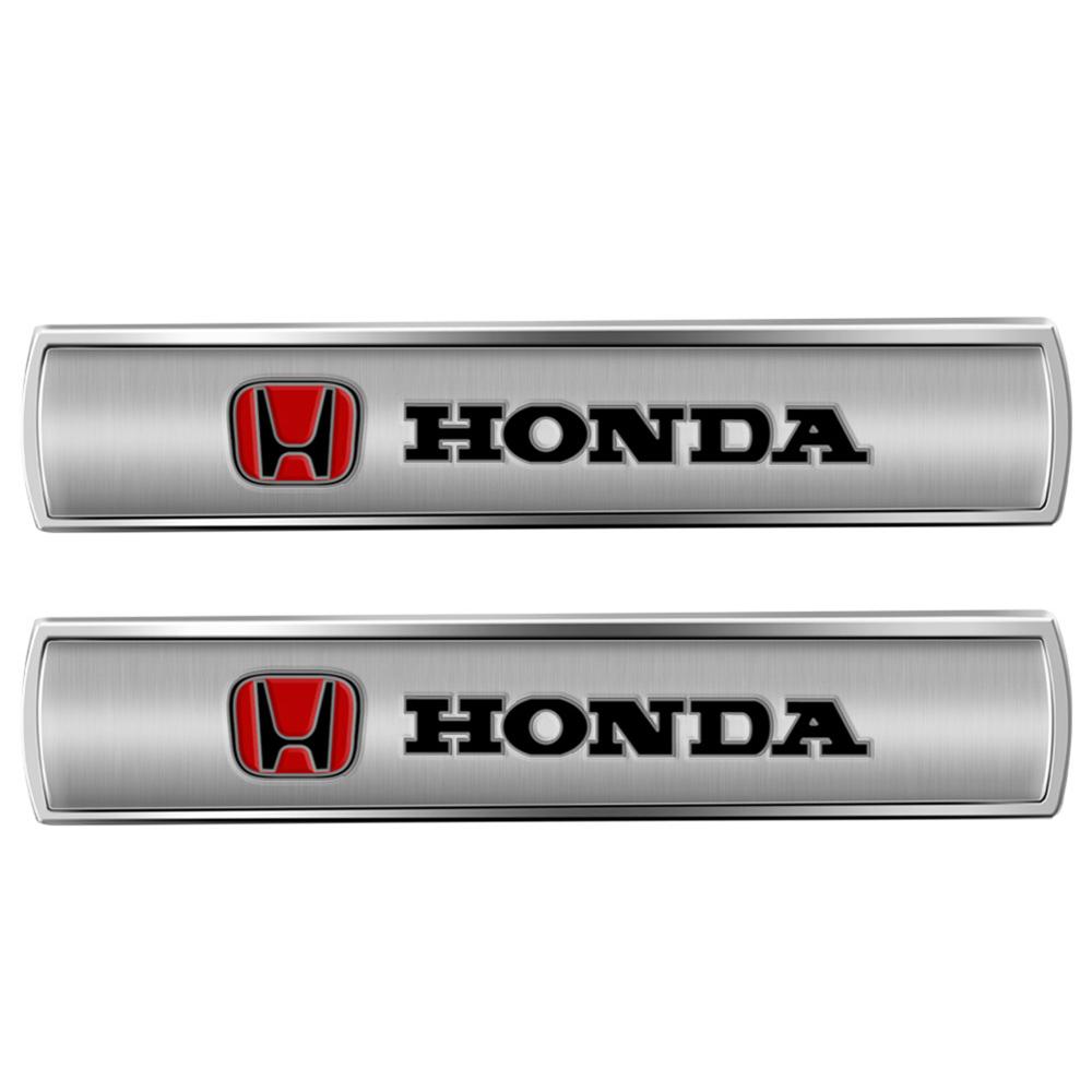 YCGF2 Car Styling 3D Metal Alloy Car Body Fender Side Window Emblem Stickers For Honda Mugen Typer ACCORD Avancier Airwave Civic FK8
