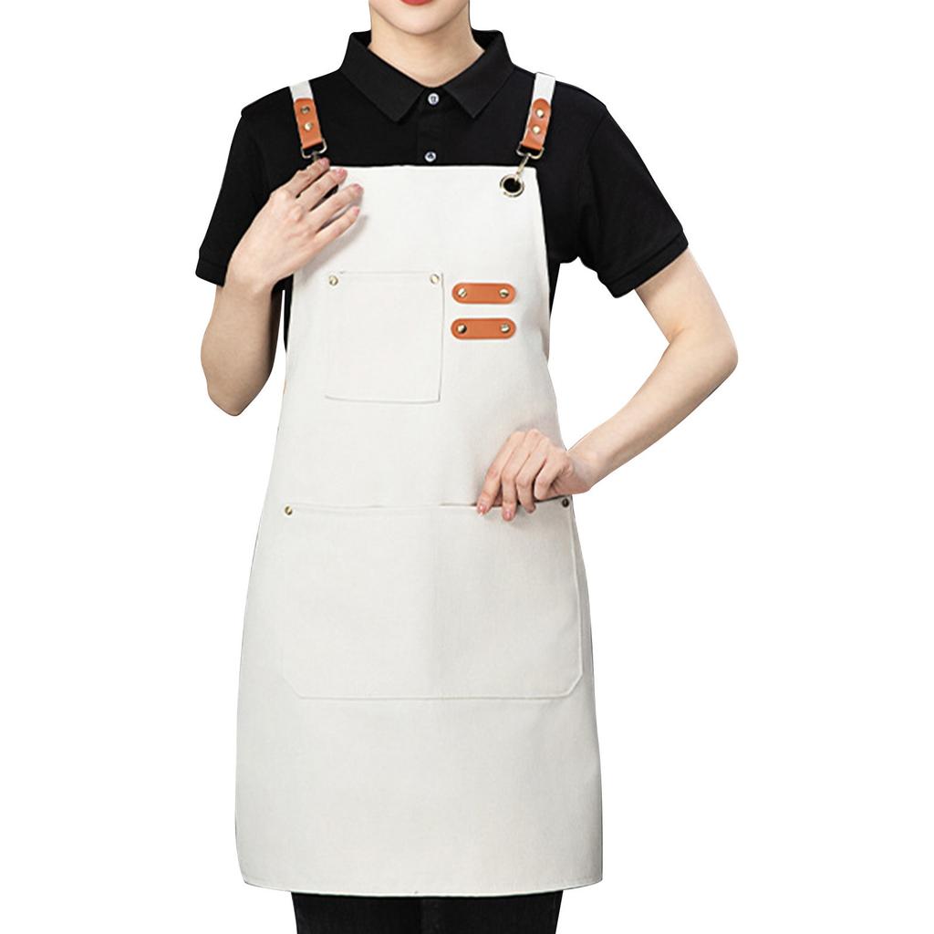 Waterproof And Stain Resistant Apron Kitchen Apron Hanging Neck Apron