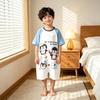 Kids' Summer Cotton Jumpsuit Pajamas: Short Sleeve Unisex Bodysuit for Boys & Girls