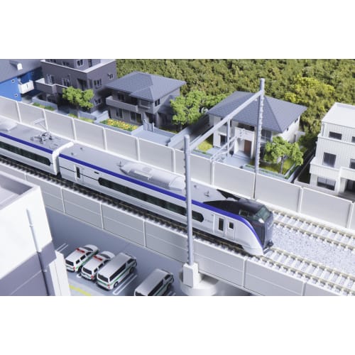 KATO N Gauge Two-Story Apartment Building, Navy, Diorama Supplies, 23-402D