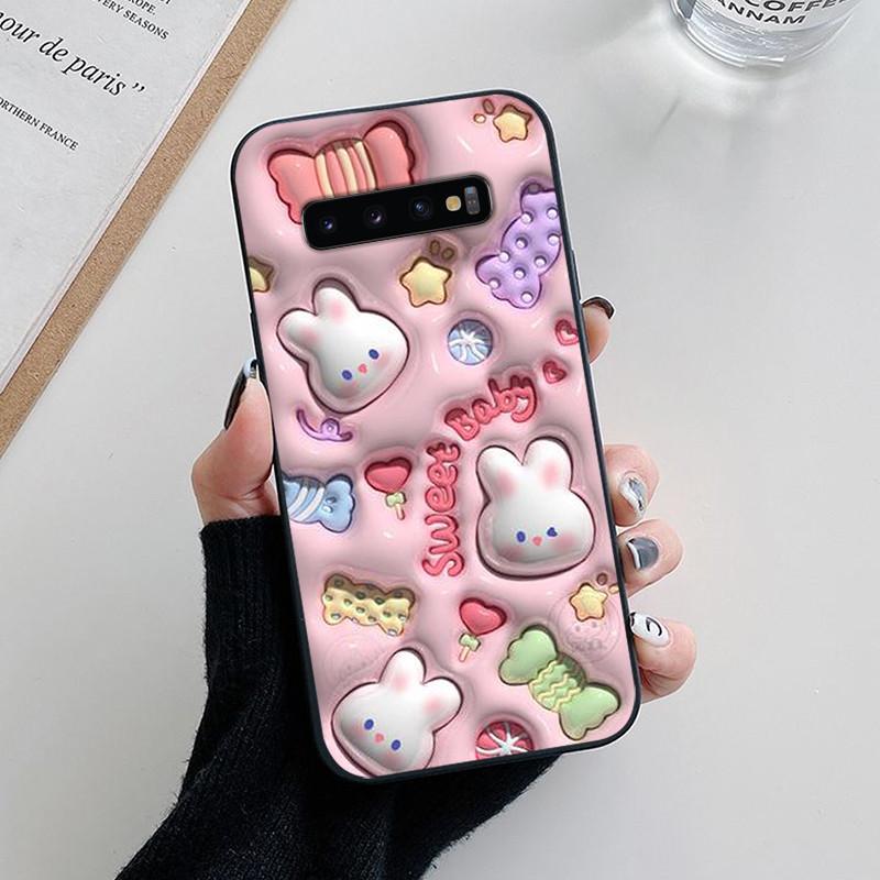Чехол для Samsung S10 Plus Модный Мягкий Силиконовый Задний Чехол для Samsung Galaxy S10 S10E S 10 S10plus Чехол для Телефона etui Fundas Милый For Samsung S10E