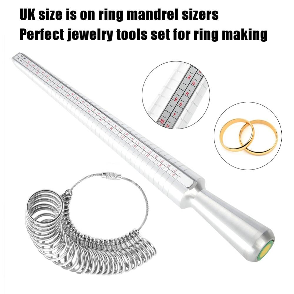 UK Size Measurement Ring Mandrel Stick Dual Measurement Jewelry Measuring Tool  Ring Wedding
