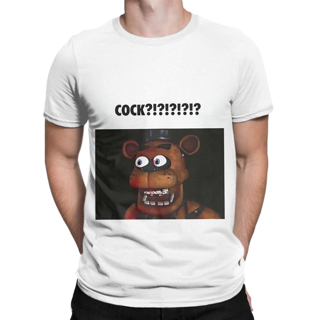 Freddy Fazbear Five Nights At Freddys Lustiges Grafik 100% Baumwolle T-Shirt FNAF T-Shirts Oberteile Für Unisex