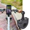 Universal Bike Phone Holder Base 17mm Ball Head Adjustable Viewing Angles Easy Carry Strong Plastic Design for Travel