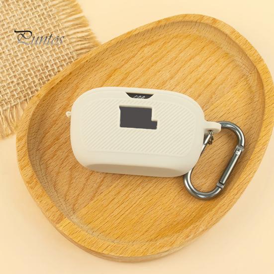 Silikon-Schutzhülle für JBL Vibe Buds, sturzsicher, stoßfest, staubdicht, Ladeloch-Design, tragbare Aufbewahrungstasche